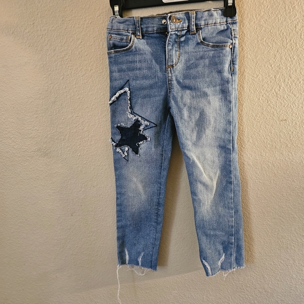 Wonder Nation Denim Jeans with Star Accent - Picture 1 of 15